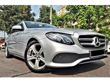 2017 Mercedes-Benz E200 2.0 Avantgarde Sedan 15,000KM ONLY!!! TIPTOP UNDER WARRANTY