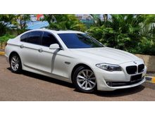 2013 BMW 520i 2.0 Luxury Sedan AT White On Black - KM 56RIBU ASLI - MULUS NO MINUS - KREDIT MUDAH DATA DIBANTU