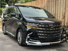 Full Spec / Japan Modellista Bodykit / Auto Side Step 2025 Toyota Alphard 2.5 Z Fully Loaded
