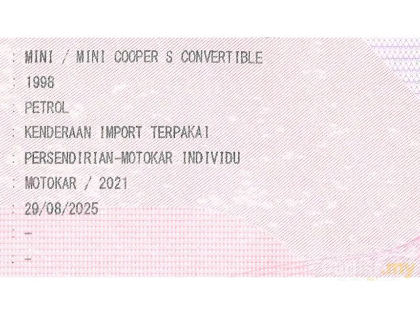 2021 MINI Cooper S 3 Door Hatchback