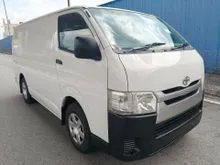 2017 Toyota Hiace 2.5 (M) Panel Van