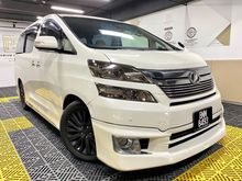 2012 Toyota Vellfire 3.5 V L Edition FULL SPEC 1 OWNER LOW MILEAGE TIP TOP CONDITION