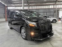2016 Toyota Alphard 2.5 SA TYPE BLACK (UNREG-4 YEAR WARRANTY)