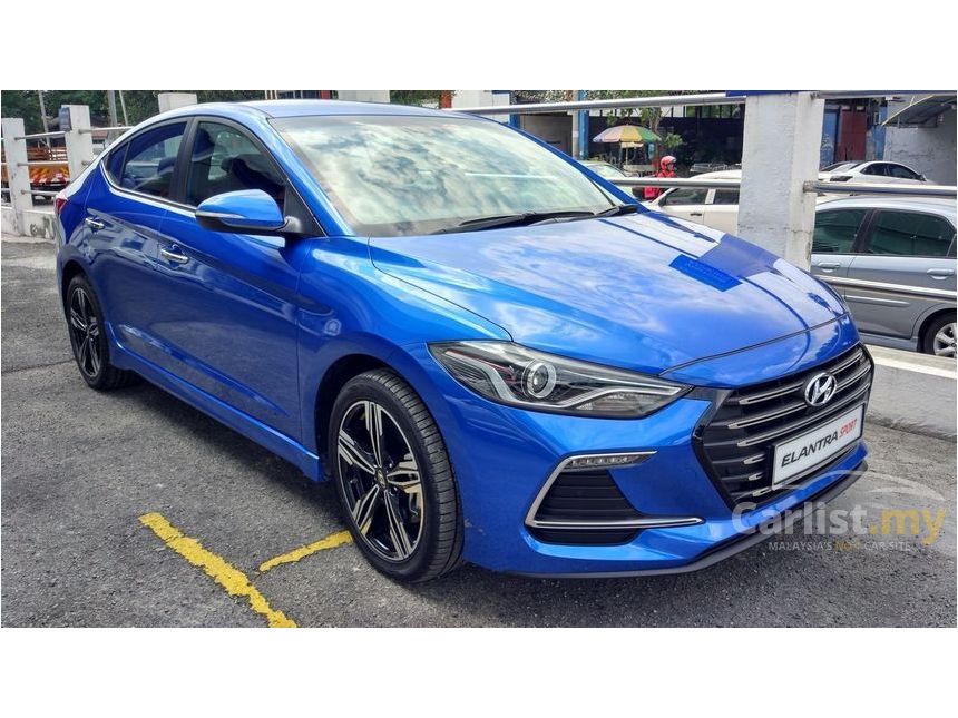 Hyundai Elantra 2017 Sport 1 6 In Kuala Lumpur Automatic Sedan Blue 2017 Hyundai Elantra Sport Sedan