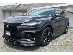 READY IMPORT 2023 Lexus RX 500h 2.4 F Sport SUV with TRD Bodykit + Muffler, 21-inch alloy wheels, panoramic sunroof - INCOMING STOCK