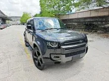 (Grade 5-A, 1,420-Km Genuine LOW Mileage, Provide Warranty) 2024 Land Rover Defender 5.0 110 P525 V8 Fully Loaded. Cool Box, Cooled Seats, Panoramic