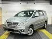 Used 2014 Toyota Innova 2.0 G MPV ACCIDENT FREE 1 OWNER TIP TOP CONDITION 1 YEAR WARRANTY - Cars for sale