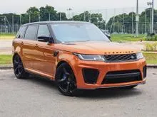 Unregistered 2017 Land Rover Range Rover Sport 5.0 SVR P.Roof Head Up Display 23 inch Overfinch Rim ,Deployable Side Step MID YEAR CLERANCE