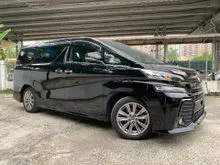 2018 Toyota Vellfire 2.5 Z A GOLDEN EYES UNREG 5 YRS WRTY