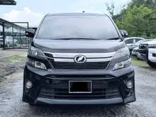 2013 Toyota Vellfire 2.4 Z Golden Eyes MPV
