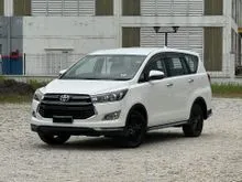 2017 Toyota Innova 2.0 X MPV Full Service Toyota