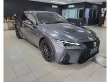 8YRS WARRANTY 2023 Lexus IS 300 2.0 F Sport MODE BLACK III, 2 MEMORY SEAT, HALF ALCANTARA LEATHER, SUNROOF, 360 SURROUND CAMERA, PADDLE SHIFT, UNREG