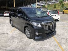 2017 Toyota Alphard 2.5 TYPE BLACK SUNROOF
