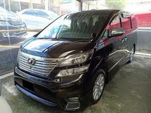 2011 Toyota Vellfire 2.4 Z Platinum TYPE GOLD SUNROOF H/THEATER R/MONITOR C/BOX AUTO PARKING P/BOOT 2P/DOOR 3CAMERA (A) RAYA PROMOTION