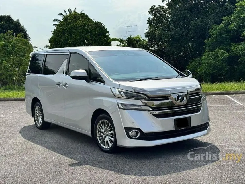 2015 Toyota Vellfire Z MPV