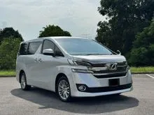 2015 Toyota Vellfire 2.4 Z MPV 7 SEATERS Well Maintained
