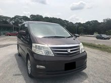 2007 Toyota Alphard 3.0 G MPV V6 ENGINE FULL SPEC 7 SEATS POWER BOOT