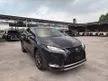 Recon 2020 (UNREG) Lexus RX300 2.0 F Sport NEW FACELIFT**SUNROOF**HUD**360CAM**NEW ARRIVAL OFFER