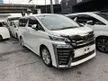 Recon 2019 Toyota Vellfire 2.5 ZA 7 SEATER SUNROF MOONROOF ORIGINAL ROOF MONITOR - Cars for sale