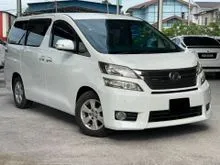 2013 Toyota Vellfire 2.4 X MPV WARRANTY + PUSH START BUTTON + EXCELLENT LEGROOM