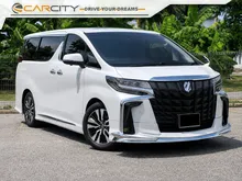 2020 Toyota Alphard 2.5 G SC Modellista MPV DUAL ROOF PILOT SEAT DUAL POWER DOOR POWER BOOTH 3 EYES AEB BSM ACC