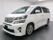 Used 2014/2017 Toyota Vellfire 2.4 Z Golden Eyes MPV SUNROOF MOONROOF HALF LEATHER GOOD CONDITION - Cars for sale