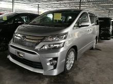 2013 Toyota Vellfire 2.4 Z SUNROOF UNREG - 3-YEARS WARRANTY ( T&C ) - GRADE A CONDITION - RAYA ATTRACTIVE PACKAGE OFFER - CALL UP NOW UNIT LIMITED