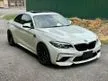 Recon 2020 BMW M2 3.0 Competition Coupe (SUNROOF / HARMAN KARDON / H&R LOWERED SPRING / VOLK RACING G16 RIMS)
