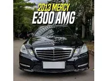 2013 Mercedes-Benz E300 3.0 Avantgarde AMG Sedan Black on Brown Mercy E 300 Hitam