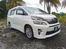 2012 Toyota Vellfire 2.4 Z REGISTER 2016 PUSH START 2 POWER DOOR LEATHER SEAT KEYLESS ENTRY ONE OWNER TIPTOP CONDITION