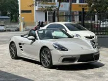 2021 Porsche 718 2.0 Boxster Crayon Grey PDLS CHRONO EXHAUST LOW MILEAGE