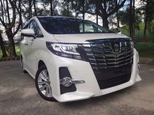2016 Toyota Alphard 2.5 S 8 SEATER 2 YEAR WARRANTY NO GST RECON UNREG