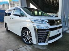 2018 Toyota Vellfire 3.5 ZG 3LED Sun Roof PCS LTA DIM PB Leather Unregister