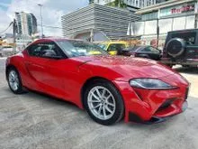2022 Toyota GR Supra 2.0 SZ Coupe/GRADE 4.5/28K KM MILEAGE/REVERSE CAMERA/UNREGISTER