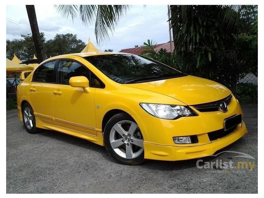 Honda Civic 2007 S iVTEC 1.8 in Selangor Automatic Sedan Yellow for RM Honda Civic 2007 S iVTEC 1.8 in Selangor Automatic Sedan Yellow for RM