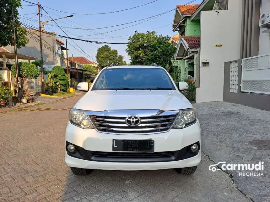 Jual Mobil Toyota Fortuner 2011 G Luxury 2.7 di Jawa Timur Automatic SUV Putih Rp 180.000.000