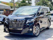 2016 Toyota Alphard 2.5 SA Type Black Spec Pre Crash Toyota Maker Tv Unregistered 5 Years Warranty