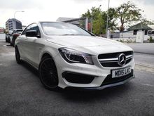 2015 Mercedes-Benz CLA45 AMG 2.0 4MATIC WITH P ROOF HK SOUND SYSTEM UNREGISTER