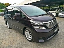 Toyota Vellfire 2.4 MPV 2.4 (A) 8 Seater 2 Power Door Include GST