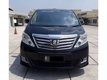 Toyota Alphard G 2.4 ATPM At 2012 Hitam Pakaian pribadi