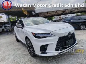 2023 Lexus RX 350 2.4 F Sport Panoramic Roof Mark Levinson Sound System 4 Ventilation Seater Grade 5A ( Promotion Free Tinted & Coating )