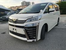 2018 Toyota Vellfire 2.5 ZG,3 EYES LED,PRE CRASH,LANE ASSIT,DIM,GRADE 5A,2018 UNREG