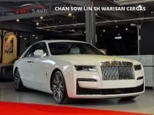 2023 Rolls-Royce Ghost 6.8 V12 Arctic  White Interior And Exterior Illuminated Ghost Treadplates Surround View Camera Signature Key In Tailored Purple