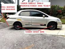 FULL BODYKIT AND SPOILER , DVD REVERSE CAMERA , FULL COVER LEATHER SEAT , 16 INCH VOSSEN SPORT RIMS , TYRE LIKE NEW Honda City 1.5 i-DSI
