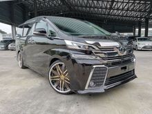 BEST CHEAP 2015 Toyota Vellfire 2.5 ZG BIG RIMS PRECRASH UNREG