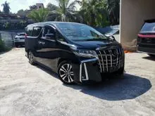 2022 Toyota Alphard 2.5 SC (A) SUNROOF DIGITAL INNER MIRROR BLIND SPOT JAPAN SPEC GRADE 4.5/A UNREGS