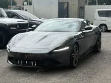 2022 Ferrari Roma 3.9 Coupe UK Spec Unreg Carbon Interior Trim Carbon Steering Carbon Ceramic Brakes Low Mileage JBL Sound System Apple Car Play