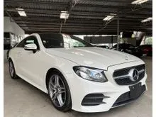 2019 Mercedes-Benz E200 2.0 COUPE AMG - BURMESTER - PANROOF - FULL BLACK LEATHER - HUD - FULL SPEC FROM JAPAN - 5 YEARS WARRANTY