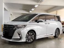 2023/24 Toyota Alphard 2.5 Z Modelista / TOYOTA SERVICE RECORD / MILEAGE 28K KM / DUAL PAN ROOF / DIGITAL METER / POWER BOOT / SUPER CARKING / 3Y WRRT