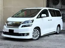 2013 Toyota Vellfire 3.5 V MPV (AT) 14DAY GUARANTEE REPAIR / FREE WARRANTY / PUSH START / 360 CAMERA / SUNROOF / POWER BOOT / COOLER BOX / POWER DOOR